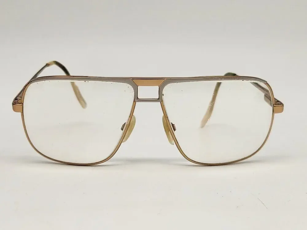 Vintage Gucci Aviator Eyeglasses Gold Frames Mens